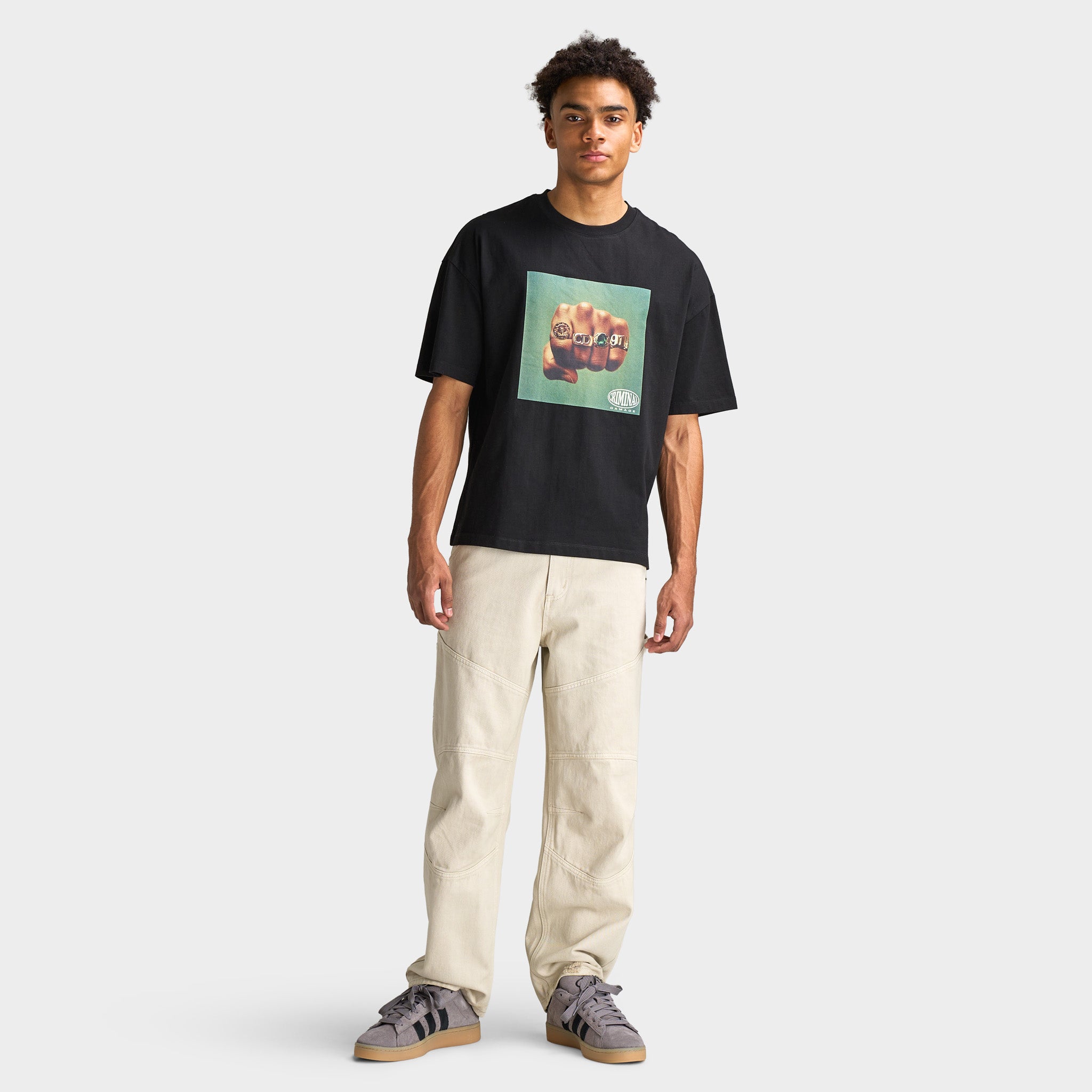 Criminal Damage Fist Of Gold T-Shirt / Black – JD Sports
