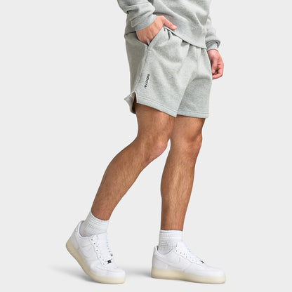 Nike Hommes NOCTA Short polaire gris chiné foncé / MSLVR - Noir