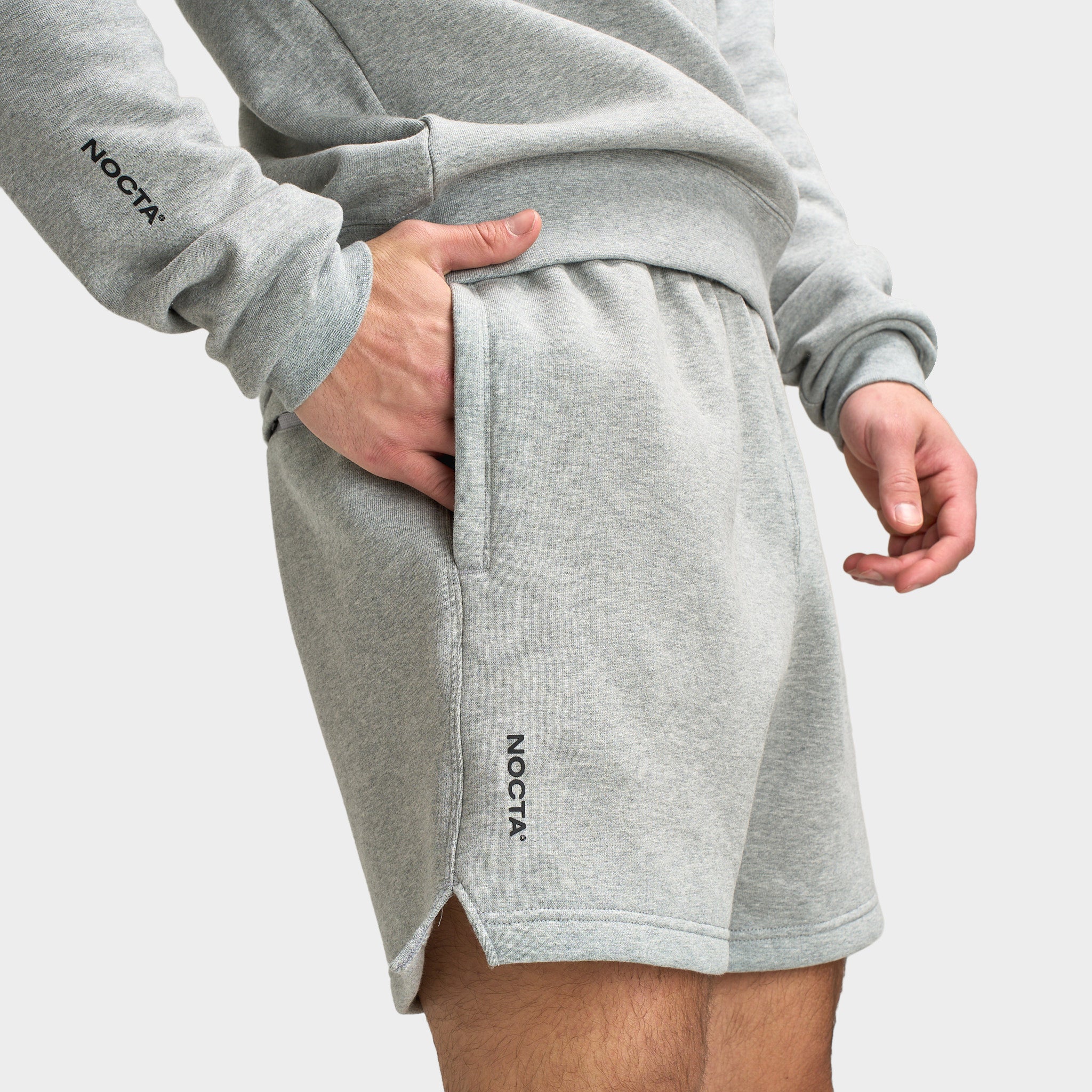 Nike NOCTA Cardinal Fleece Shorts Dark Grey Heather / Black – JD