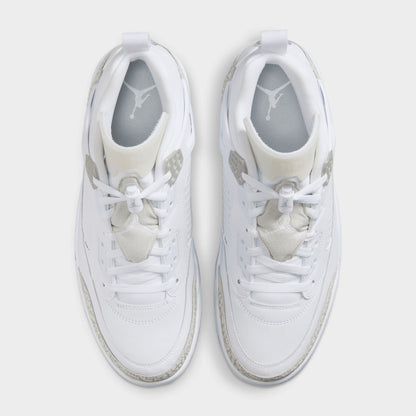 Jordan Spizike Low Blanc / Gris Neutre - Argent Métallique