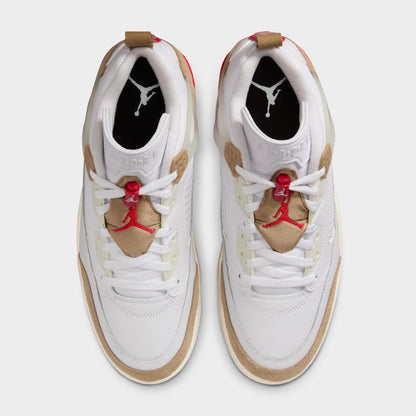 Jordan Spizike Low White / Fire Red - Desert Camo