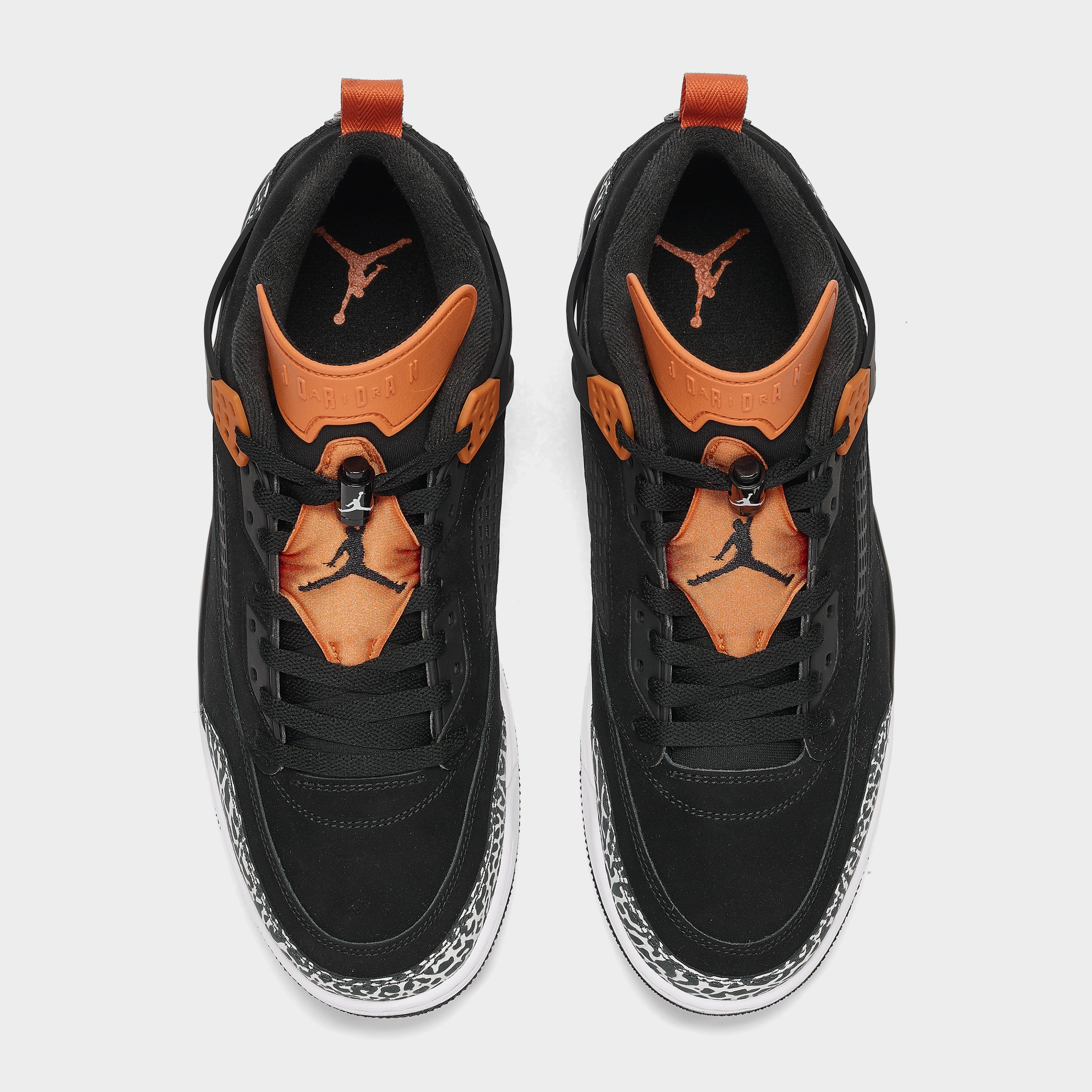 jordan spizike orange and black