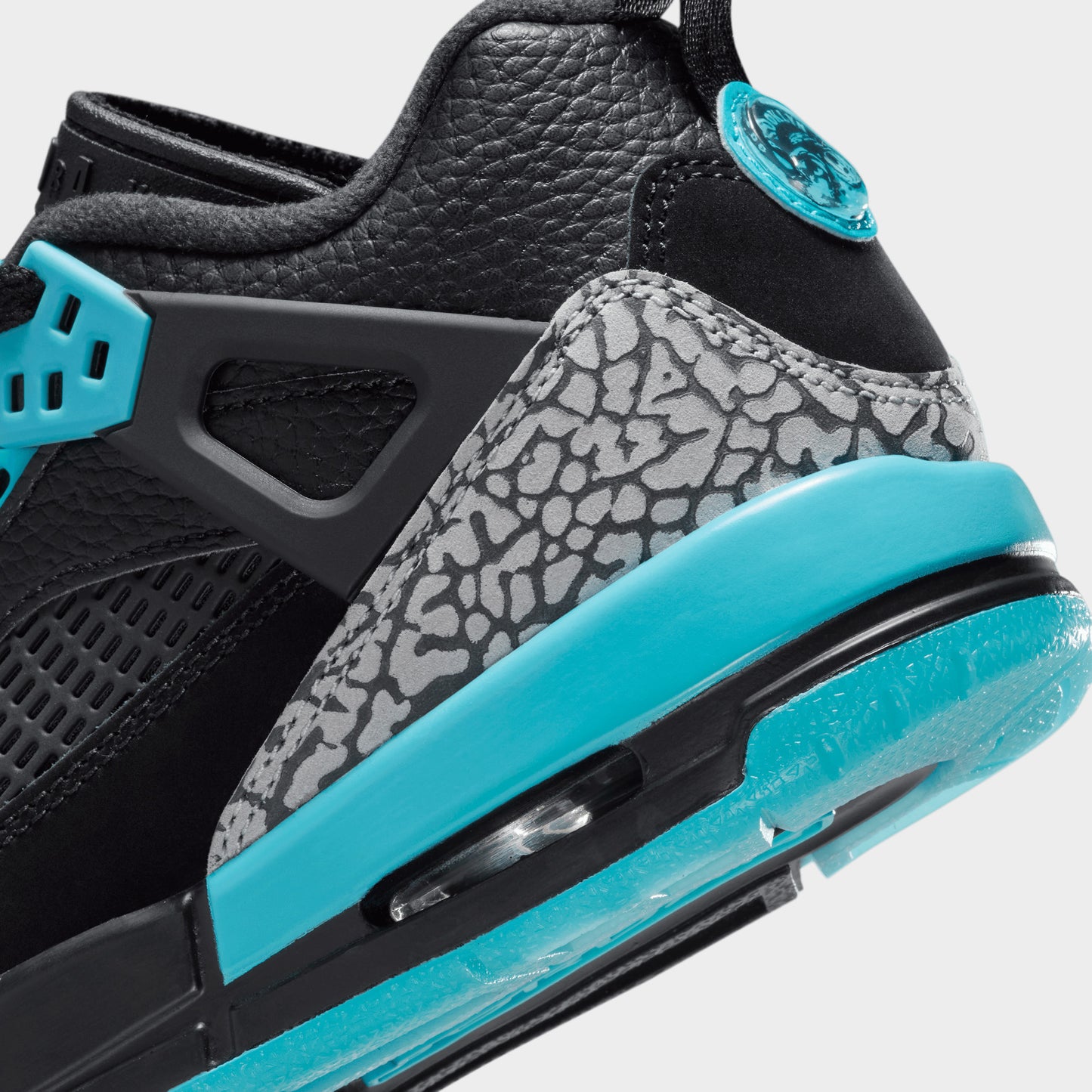 Jordan Spizike Low GS Black / Wolf Grey - Gamma Blue