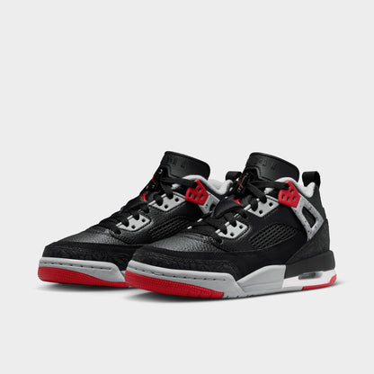 Jordan Spizike Low GS Black / Gym Red - Wolf Grey