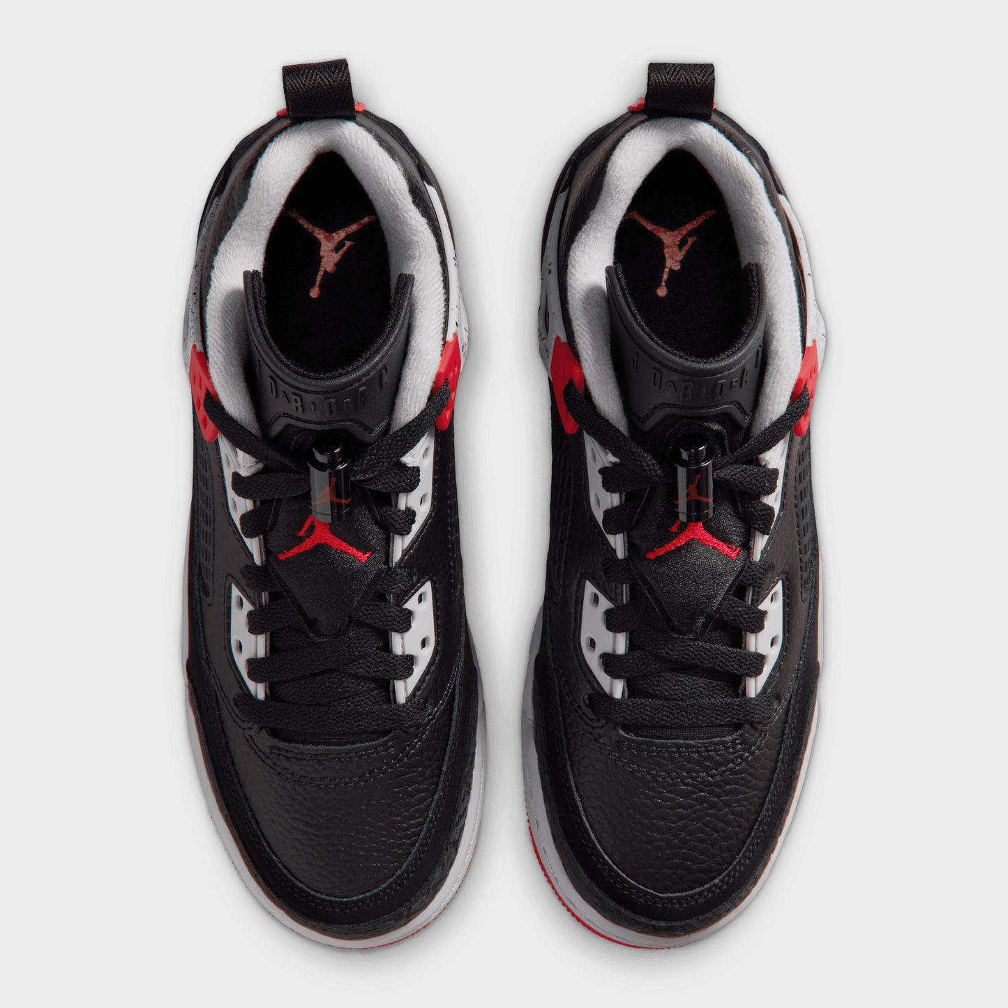 Jordan Spizike Low GS Black / Gym Red - Wolf Grey