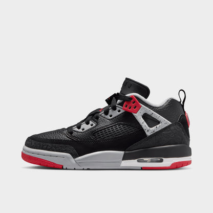 Jordan Spizike Low GS Black / Gym Red - Wolf Grey