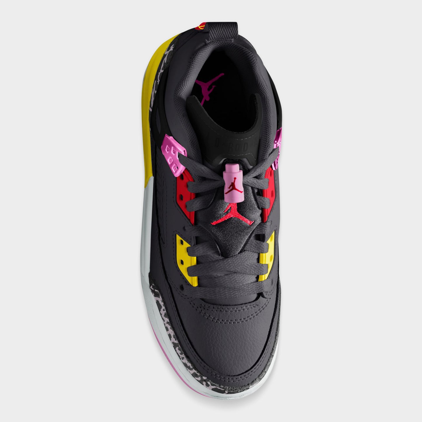 Jordan Spizike Low GS Anthracite / Rouge Université - Noir