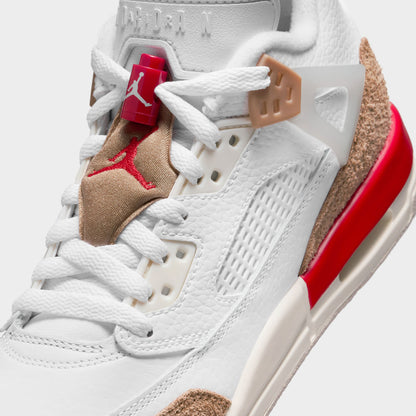 Jordan Spizike Low GS White / Fire Red - Desert Camo