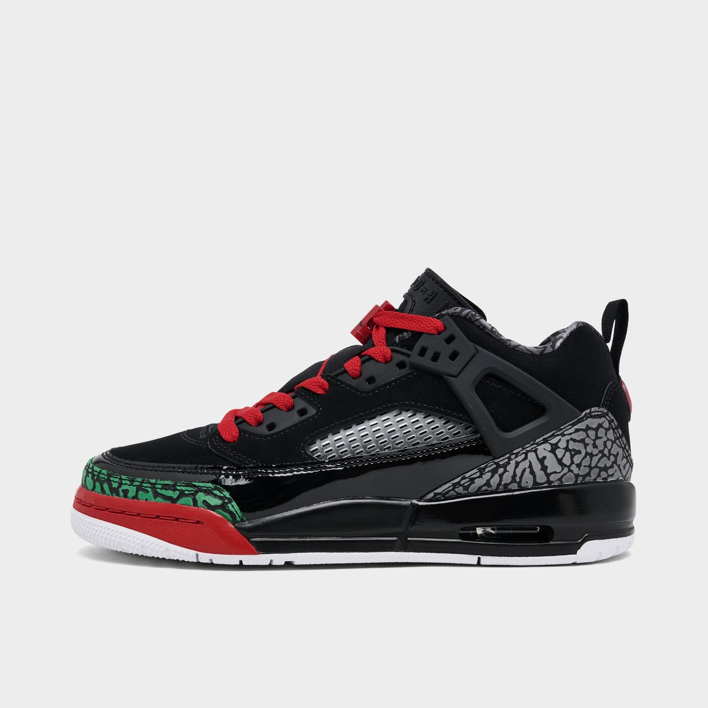 Jordan Spizike Low GS Black / Varsity Red - Classic Green
