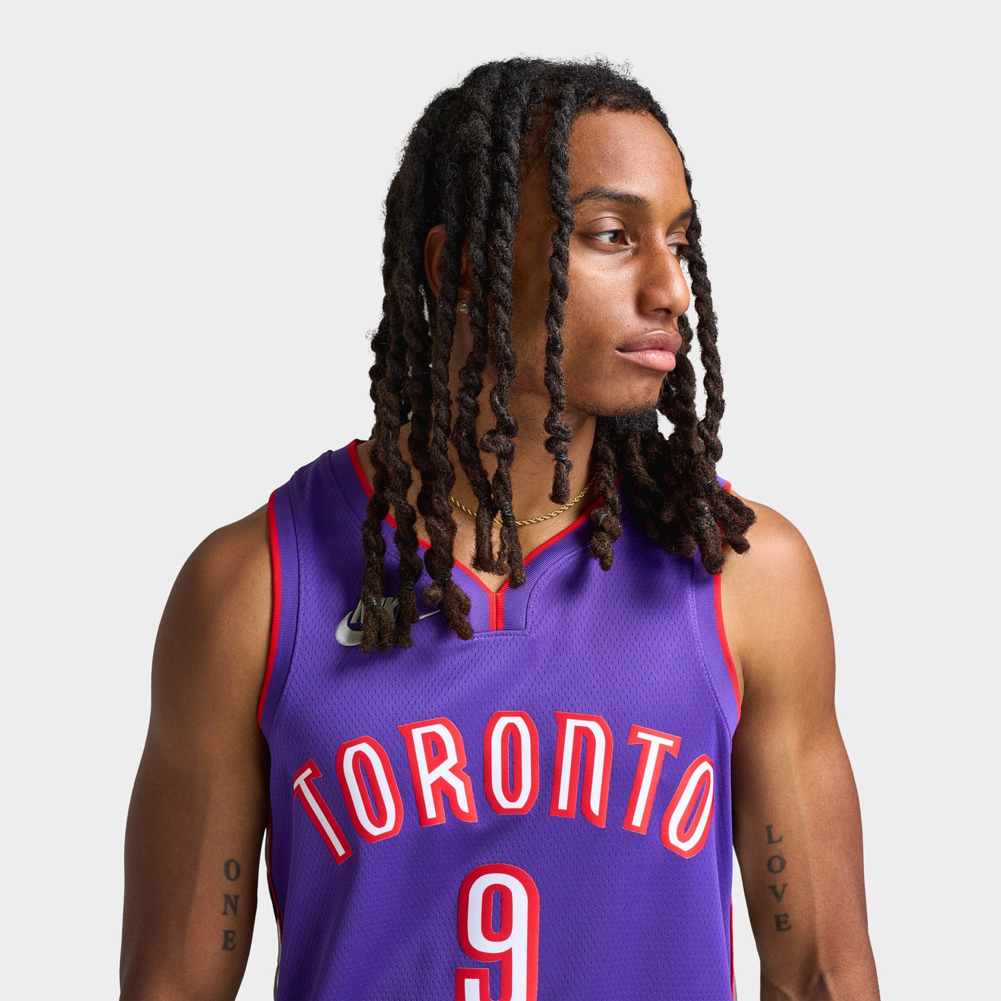 Nike Toronto Raptors RJ Barrett HWC Maillot Swingman / Field Mauve