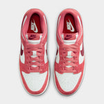 Nike Women's Dunk Low Valentine's Day White / Team Red - Adobe