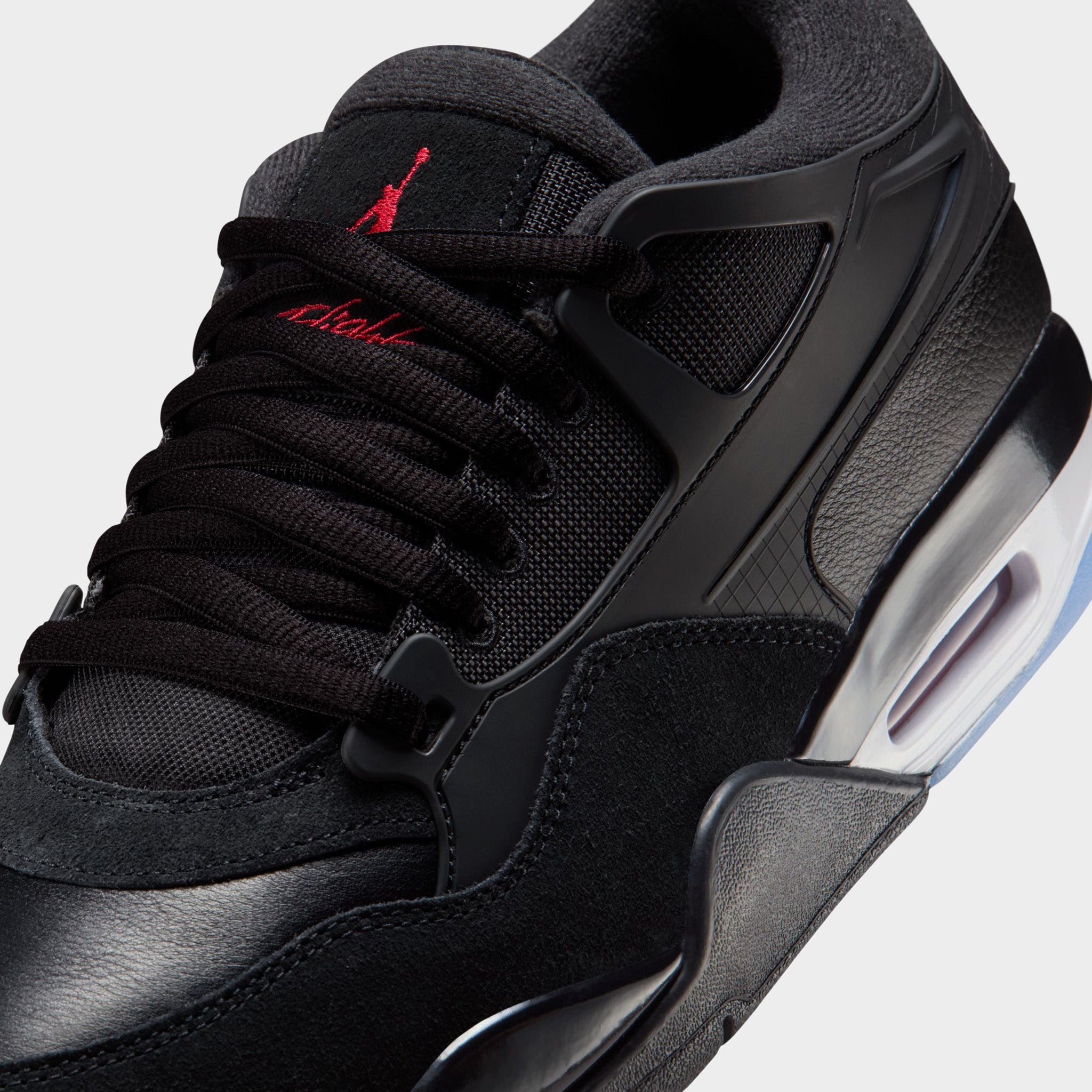 Jordan 4 RM Black / Black – JD Sports