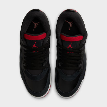 Jordan 4 RM Black / Varsity Red - Wolf Grey