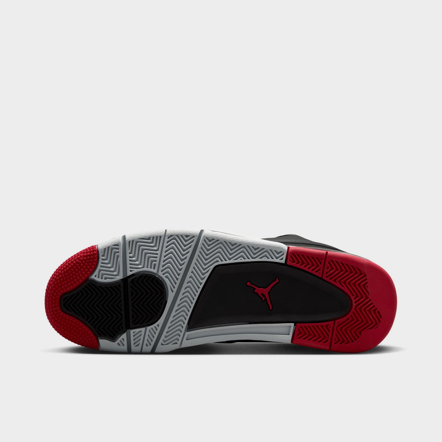 Jordan 4 RM Black / Varsity Red - Wolf Grey
