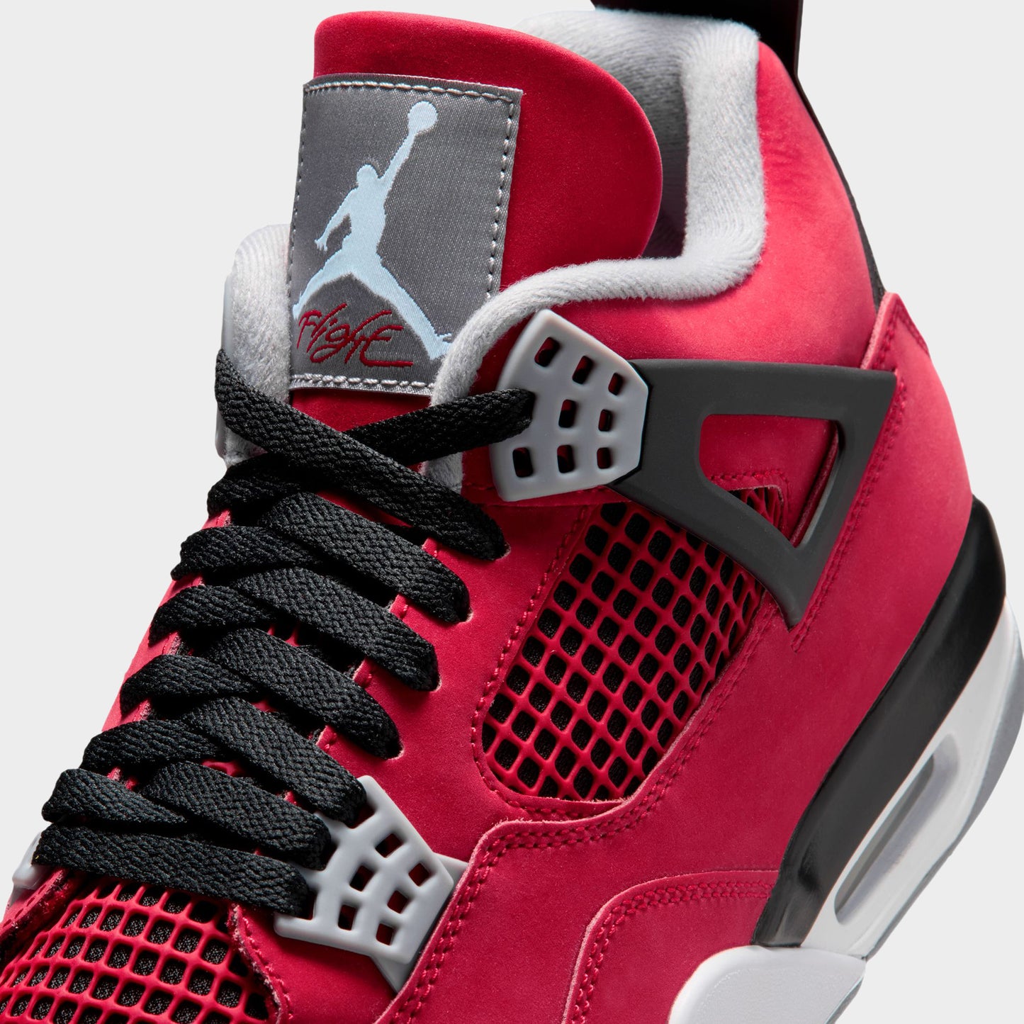 Jordan 4 Retro Fire Red / White - Black