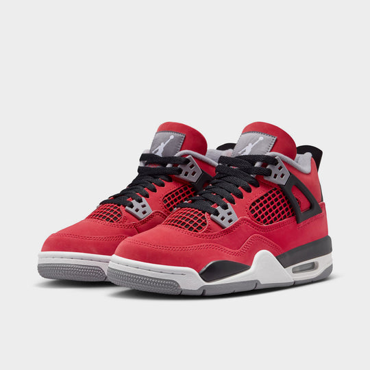Jordan 4 Retro GS Fire Red / White - Black