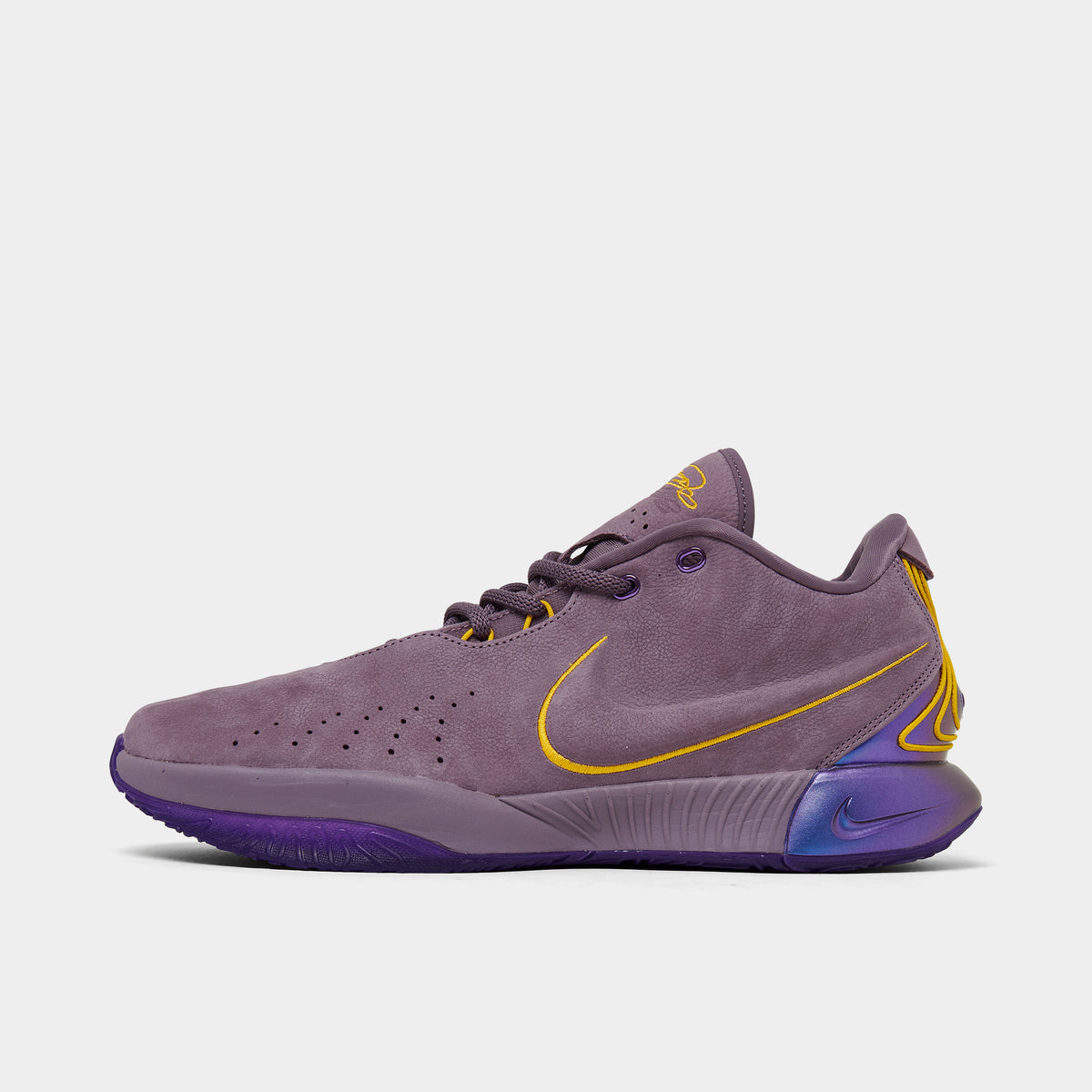 Nike LeBron 21 Violet Dust / University Gold | JD Sports