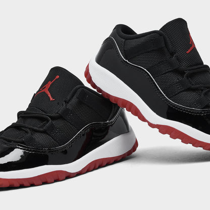 Jordan 11 Retro Low TD Black / Varsity Red - White