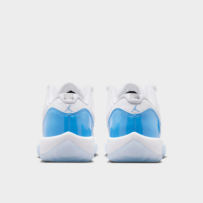 Jordan 11 Low Retro GS Blanc / Bleu universitaire - Noir