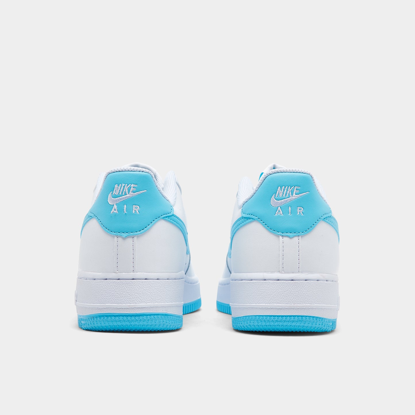 Nike Air Force 1 GS White / Aquarius Blue - White