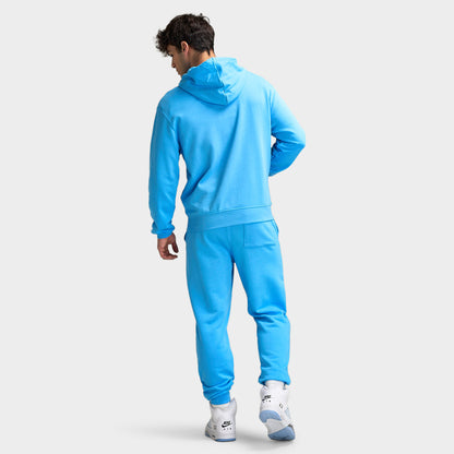 Jordan Brooklyn Chandail à capuche zippé en polaire Bleu universitaire / bleu marine