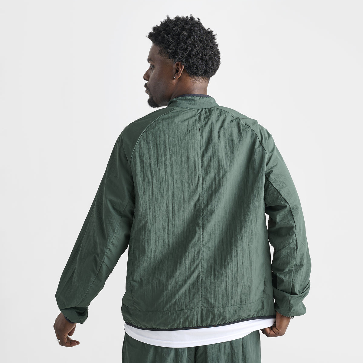 Veste Nike Sportswear Tech Woven Vert Vintage / Noir