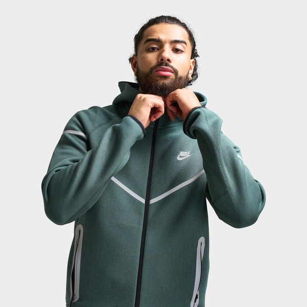 Nike Sportswear Tech Fleece Full Zip Windrunner Vintage Green Bemis Silver