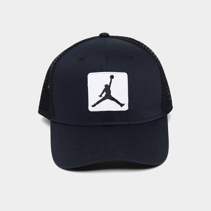 Jordan Rise Jumpman Patch Trucker Cap Black / White