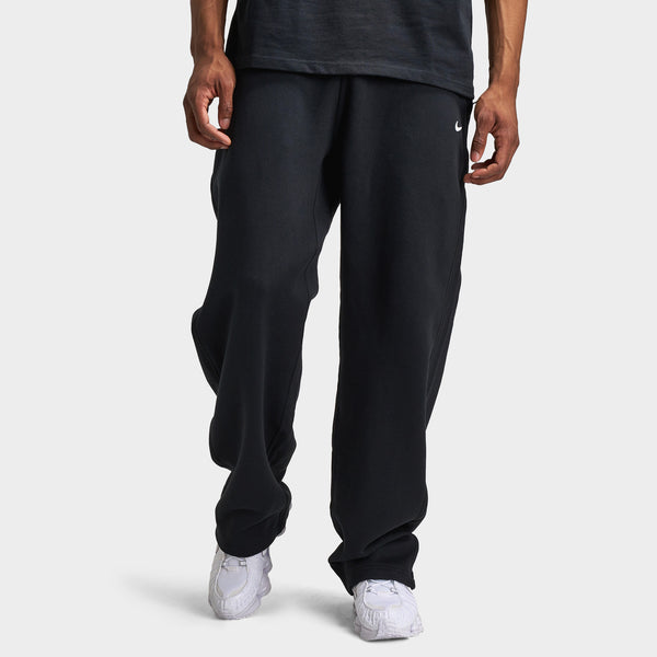 Nike Nocta Cardinal Fleece Open Hem Sweatpants Black / White