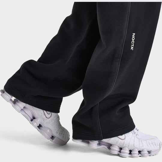 Nike NOCTA Fleece CS Open-Hem Sweatpants Black / White