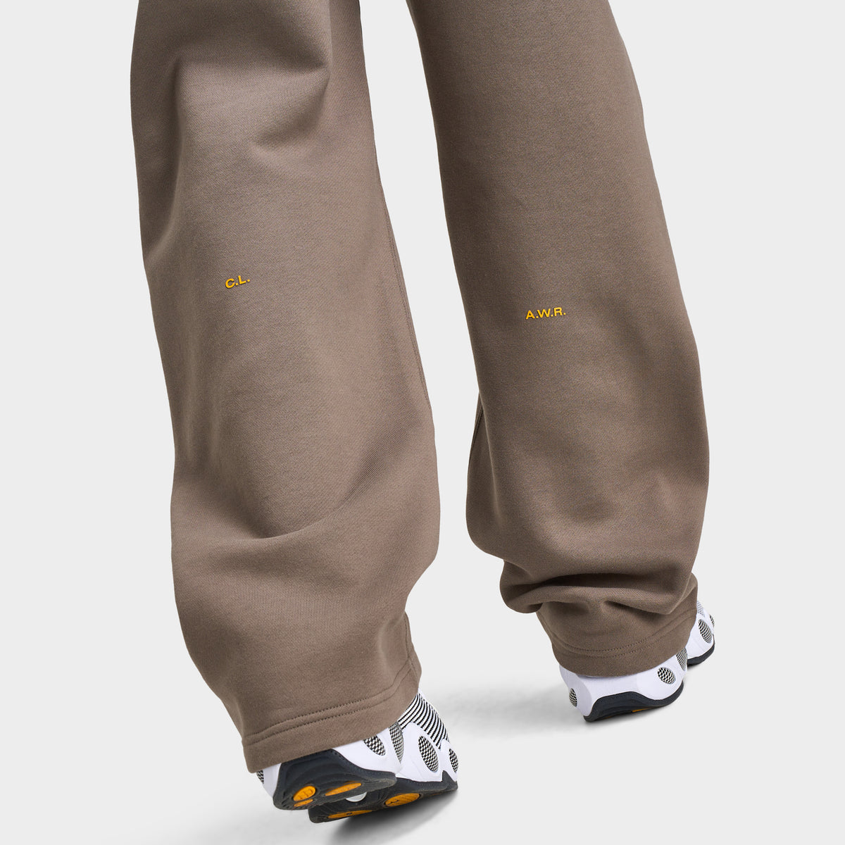 Nike Nocta Fleece CS Open-Hem Tracksuit Bottoms / Olive Grey