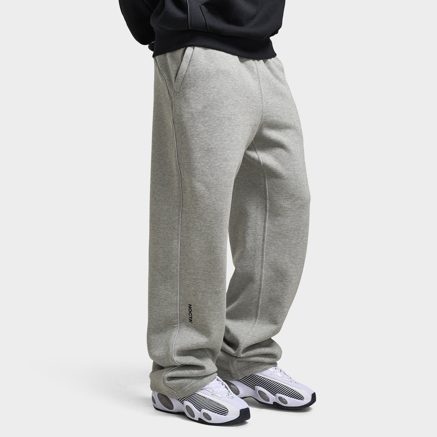 Nike NOCTA Cardinal Woven Fleece Open Hem Pants Dark Grey Heather/Black