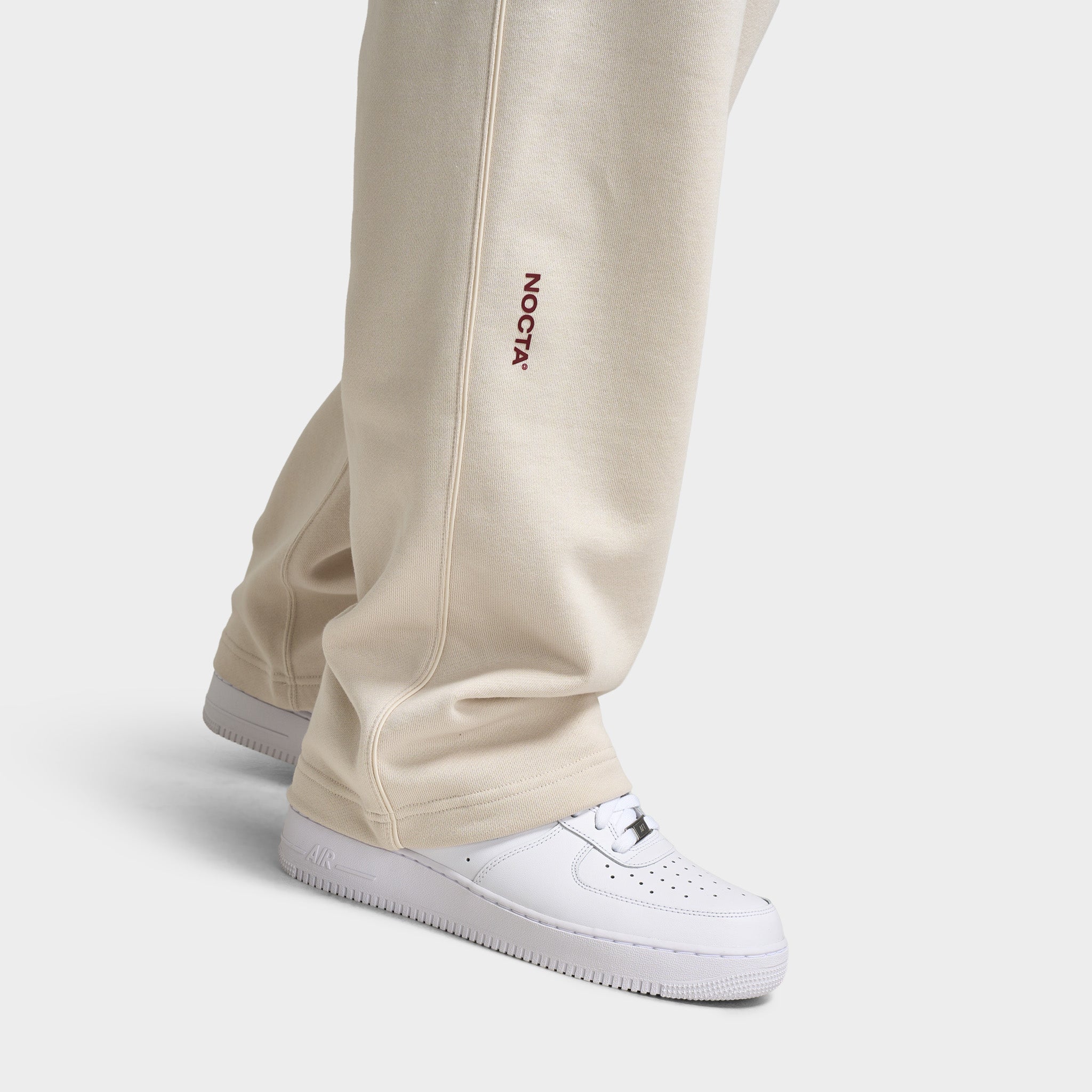 Nike NOCTA Cardinal Fleece Open Hem Sweatpants Light Orewood Brown
