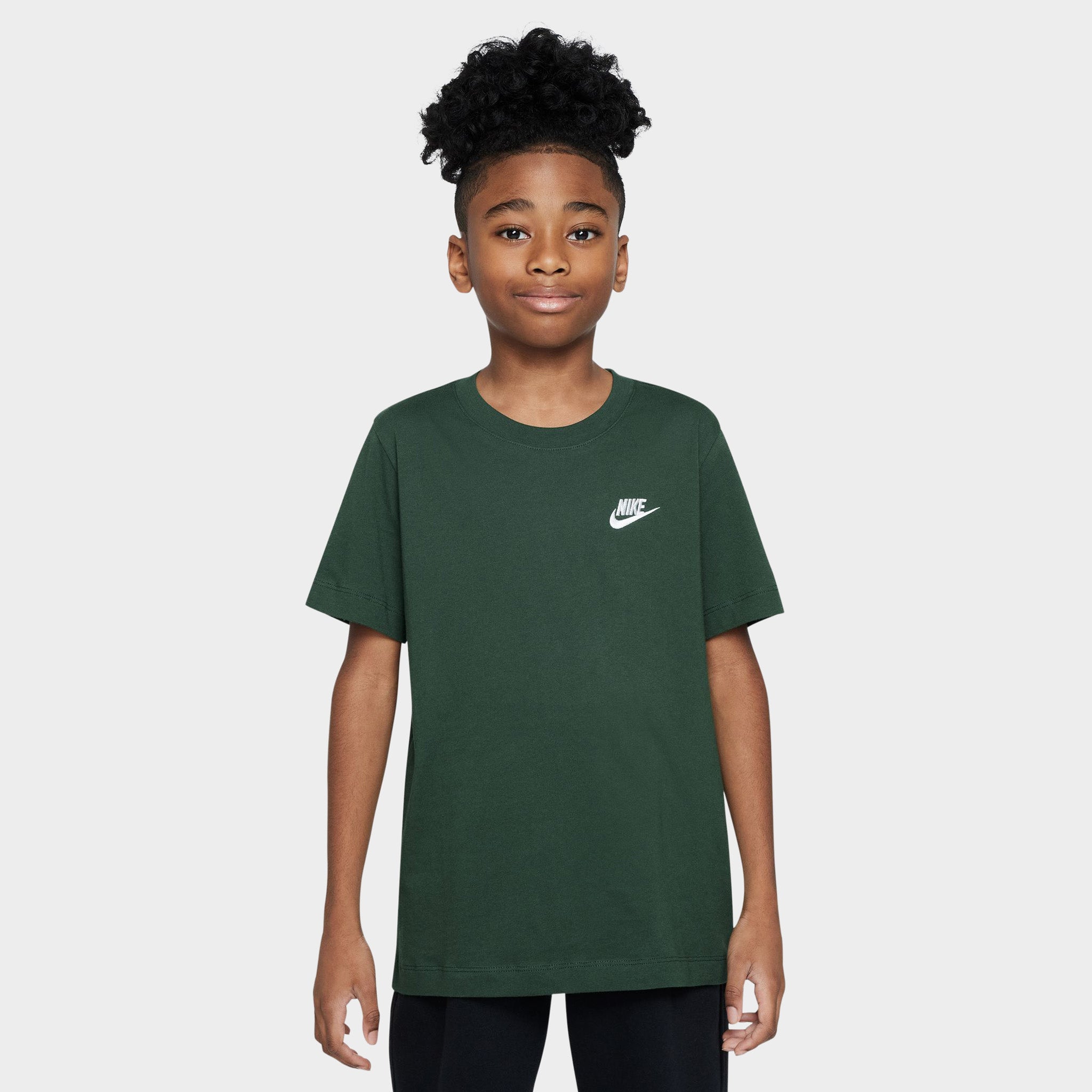 Nike Sportswear Juniors' Embroidered Futura T-Shirt / Fir – JD Sports