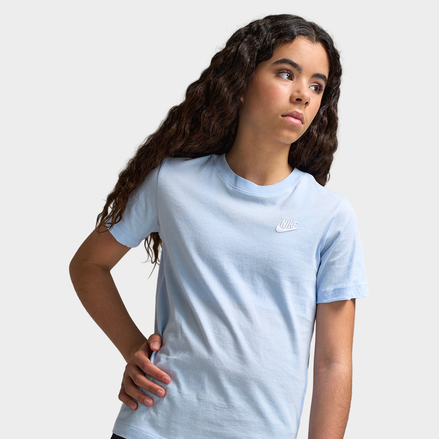 Nike Sportswear Junior Futura T-shirt Bleu Hydrogène / Blanc