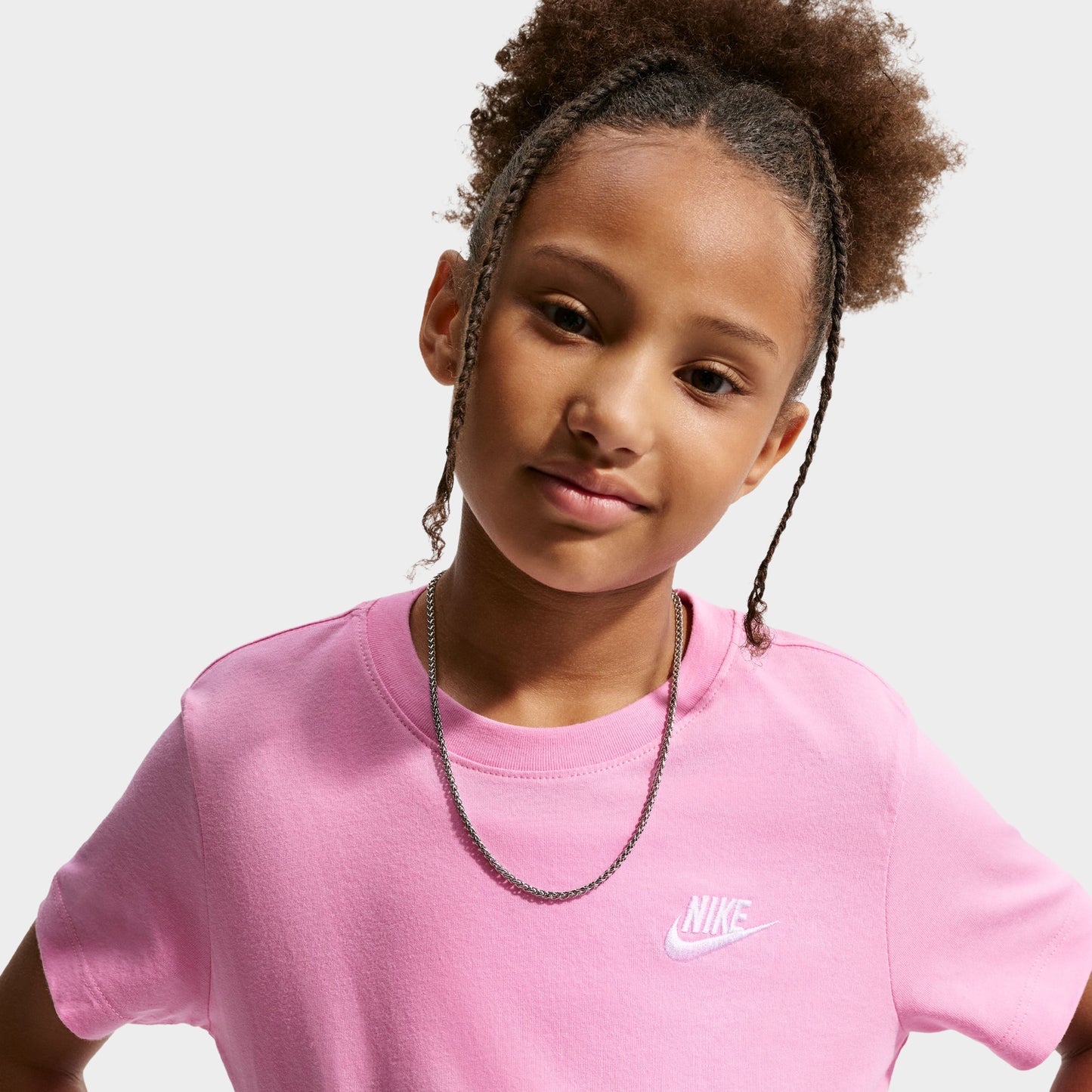 Nike Juniors Futura T-Shirt / Pink Rise
