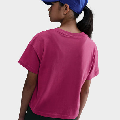Nike Sportswear Junior Girls' Essential Boxy Tee / Sweet Beet
