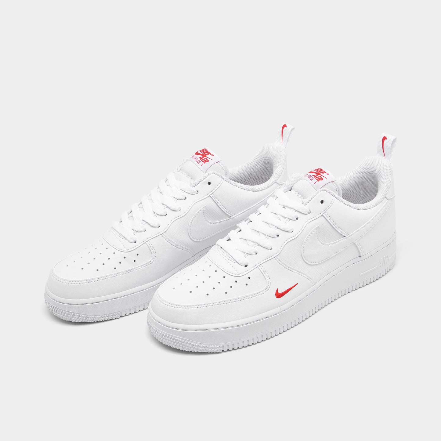 Nike Air Force 1 '07 White / White - University Red