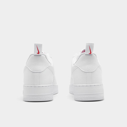 Nike Air Force 1 '07 White / White - University Red