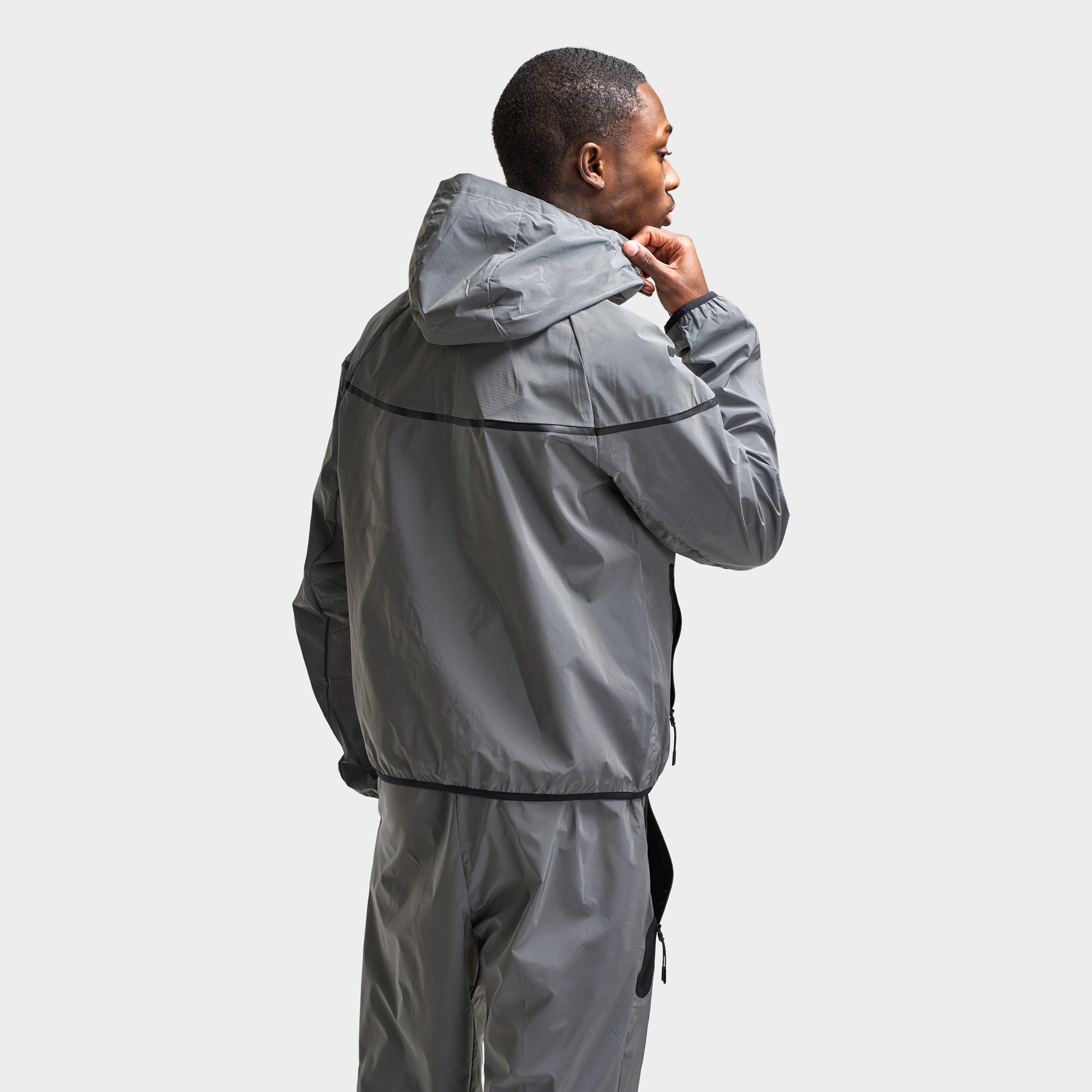 Nike Sportswear Tech Woven Jacket Reflect Silver/ Black – JD Sports