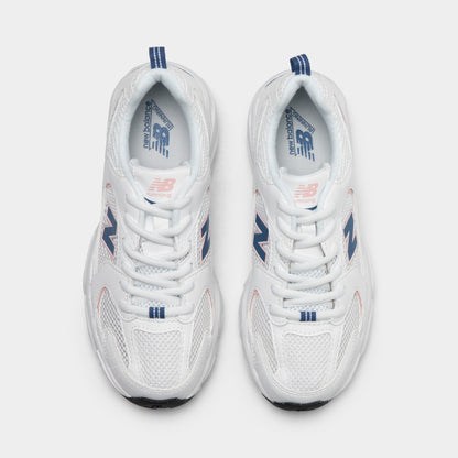 New Balance Junior 530 Blanc / Bleu Magique