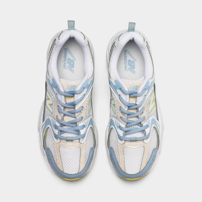 New Balance Junior 530 Gris Arctique Clair / Blanc
