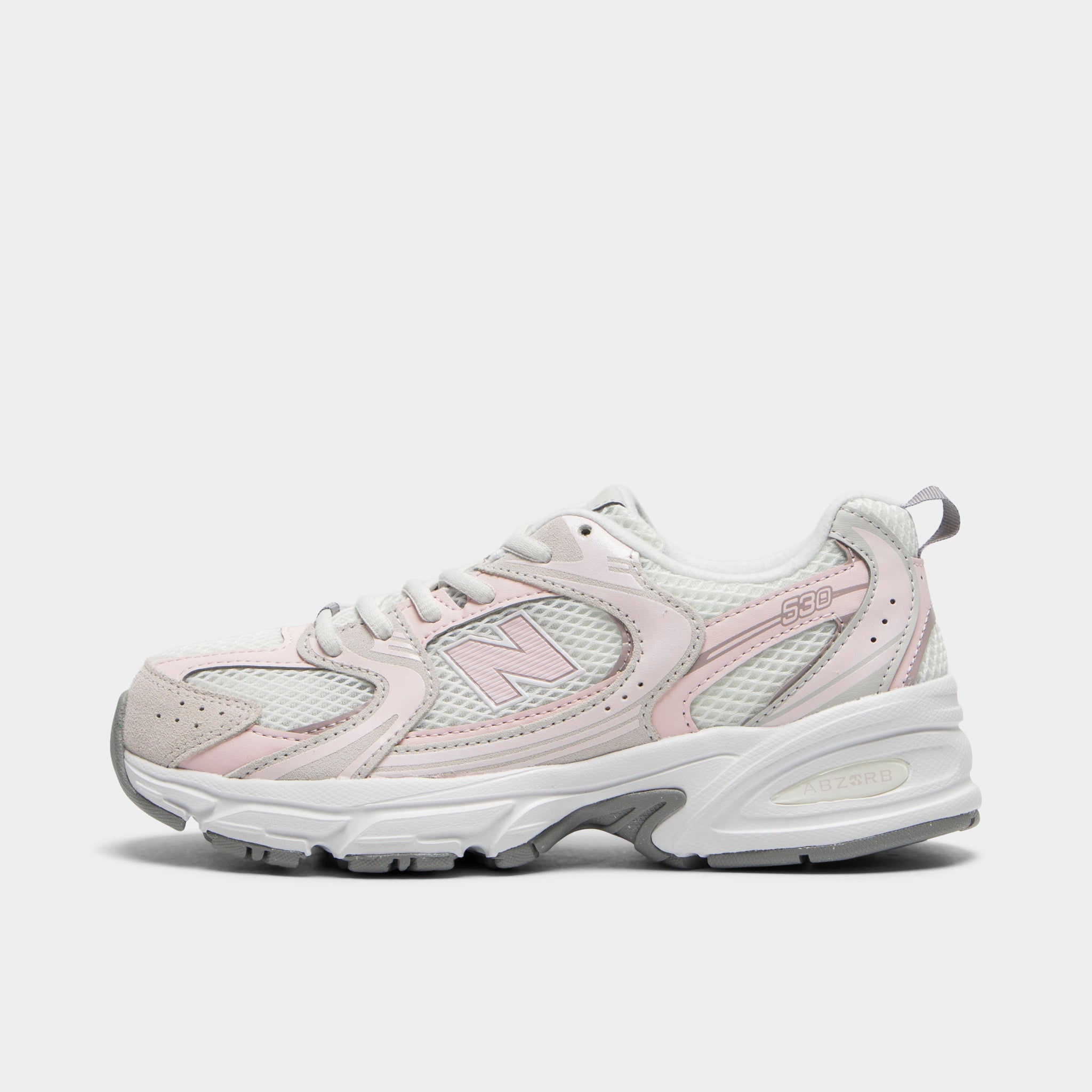 New Balance Juniors' 530 Grey Matter / Pink Salt – JD Sports
