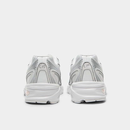 New Balance Juniors' 740 Silver Metallic / Signal Pink
