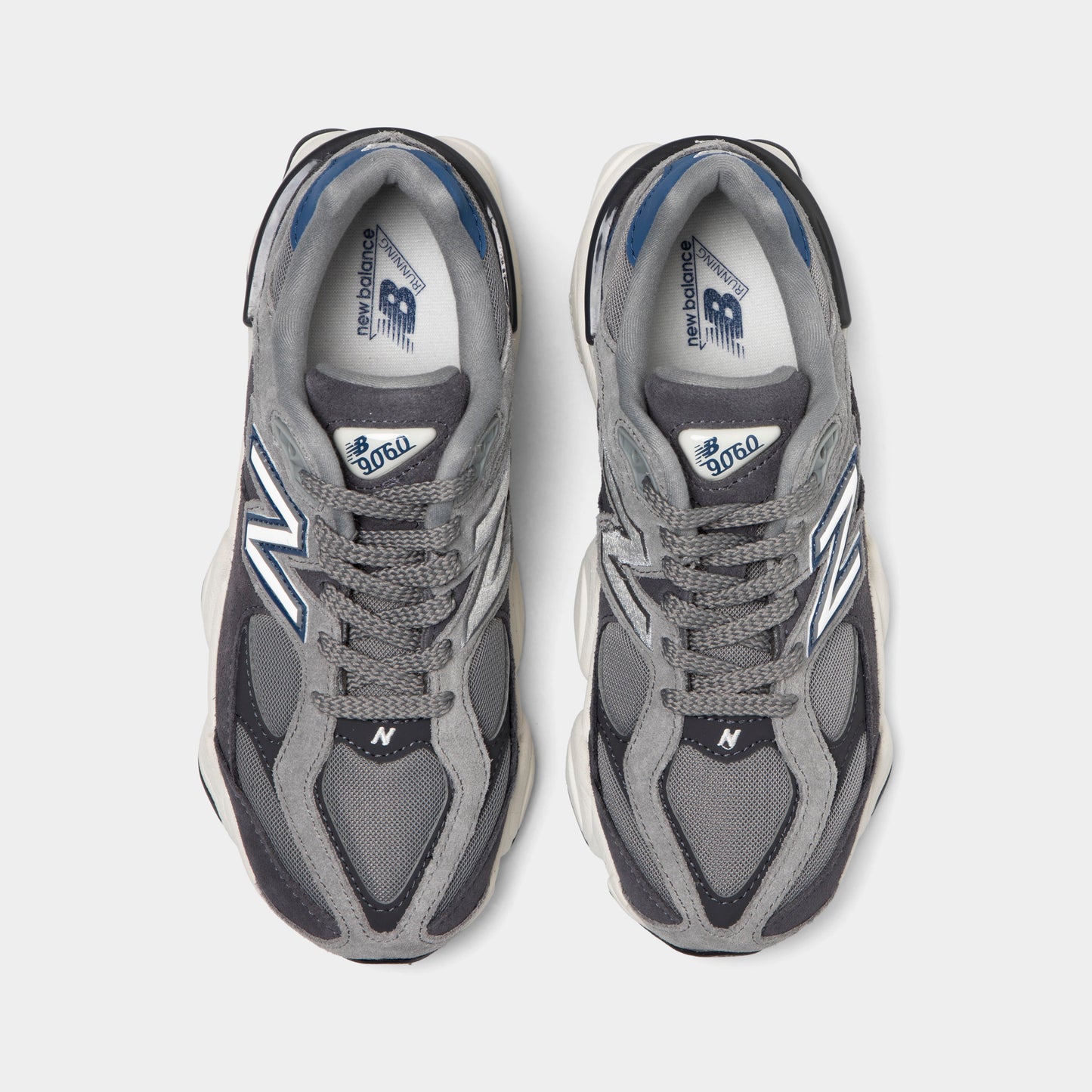 New Balance Junior 9060 Gris Ardoise / Aimant - Bleu Magique