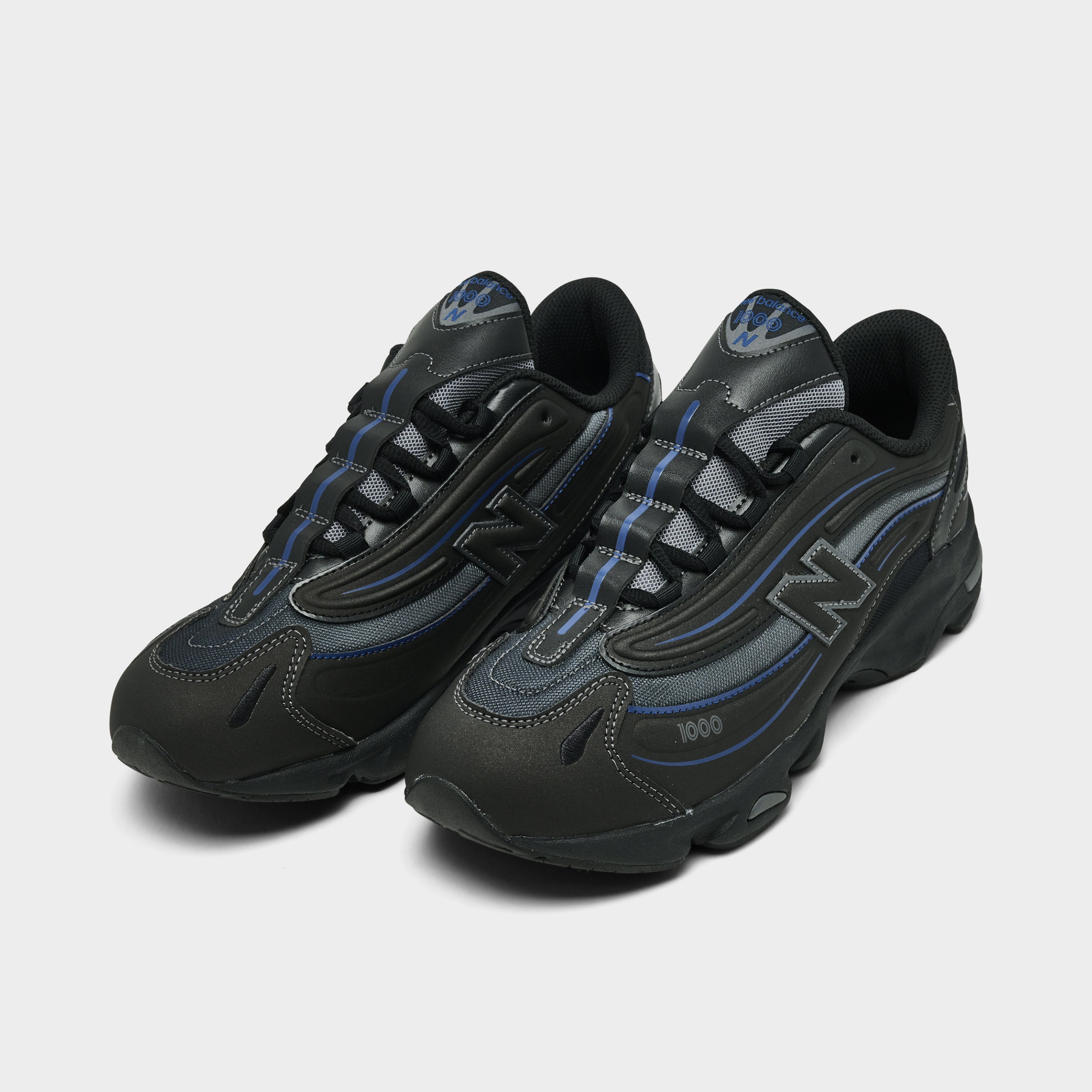 New Balance 1000 Black スニーカー New Balance Juniors' 1000 Black / Galaxy Blue – JD Sports