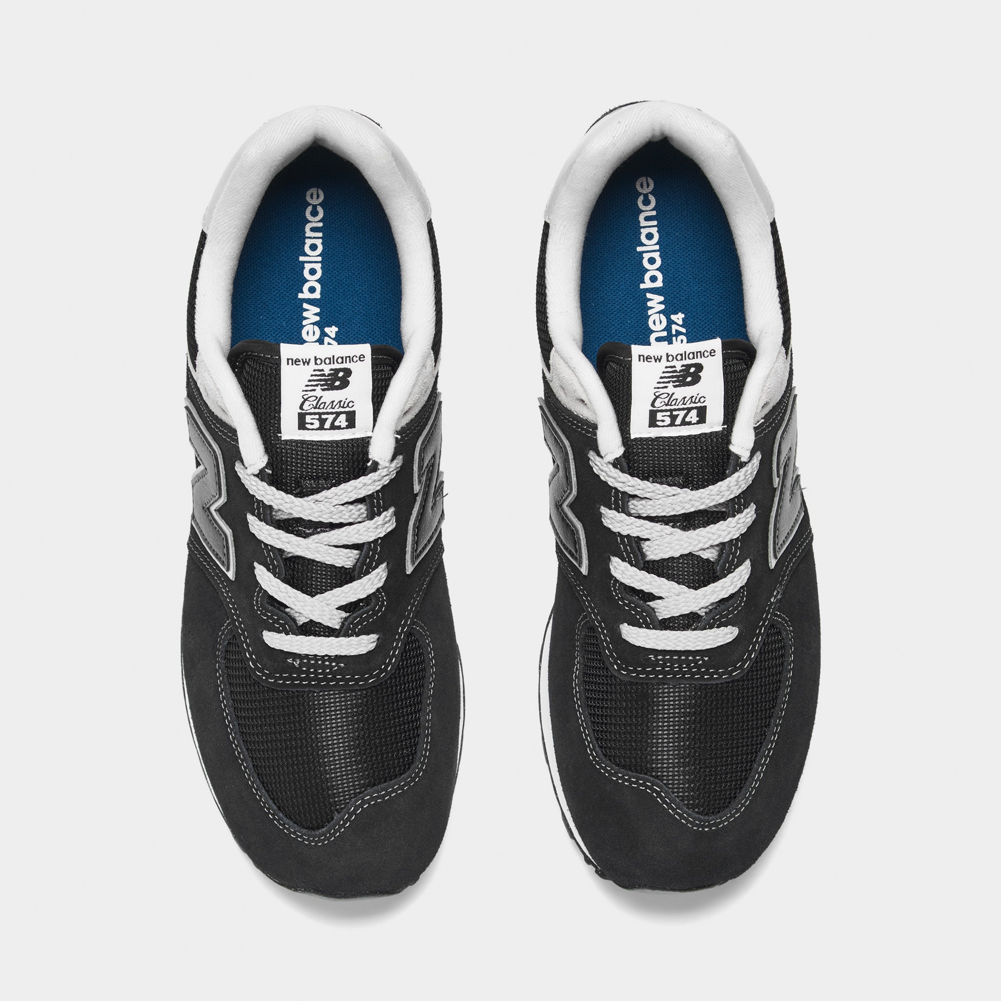 New Balance Juniors' 574 Black / White – JD Sports