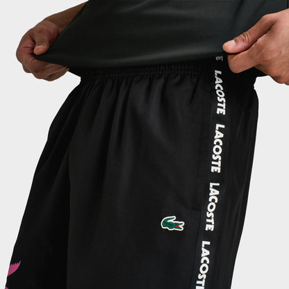 Lacoste Croc Woven Tape Short / Black