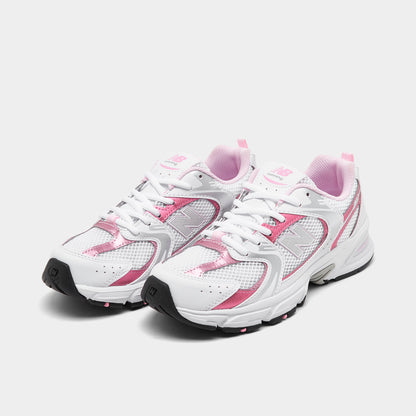 New Balance Juniors' 530 White / Pink - Silver