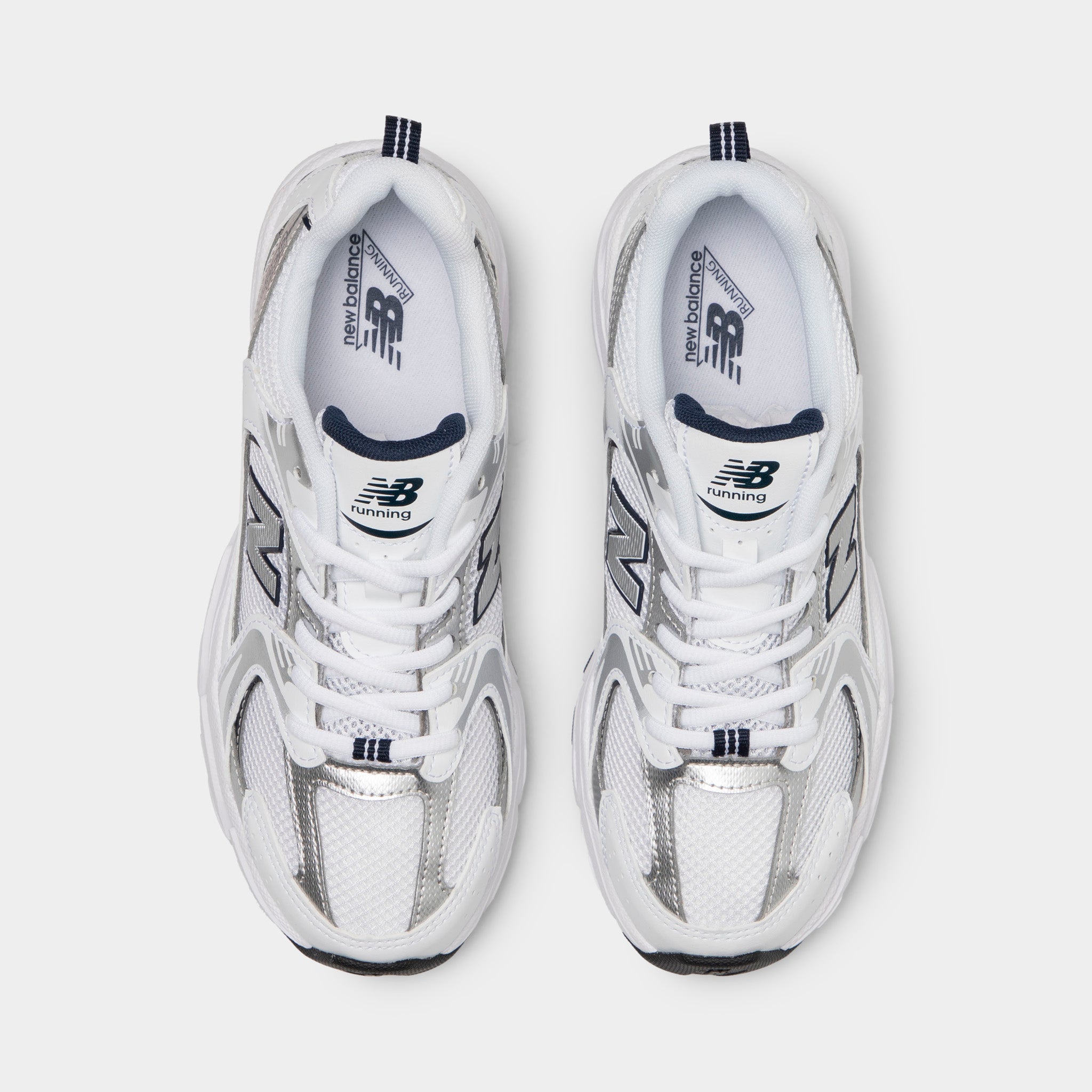 New Balance Juniors' 530 Natural Indigo / Silver Metallic – JD Sports